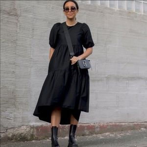 Zara Tiered Midi Dress Size XS
